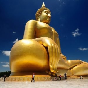 buda gigante Ang Thong templos