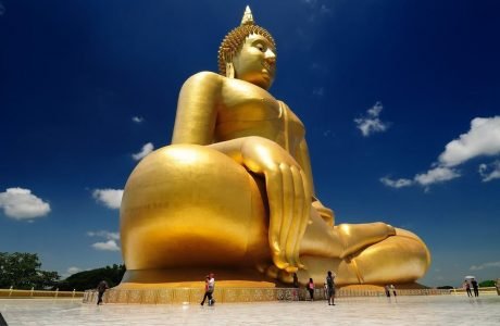 buda gigante Ang Thong templos