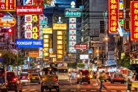 china town Bangkok luces de neon
