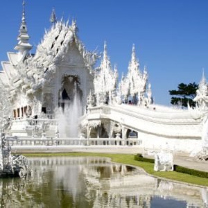 templo blanco Tailandia triangulo de oro